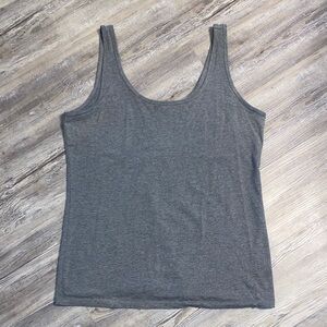 EUC MAURICES Gray Basic Layering Tank XL